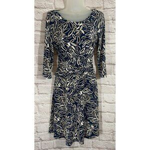 Liquid Knit‎ En Focus Studio Dress 8 Stretchy Packable Travel Cruise Party 9635